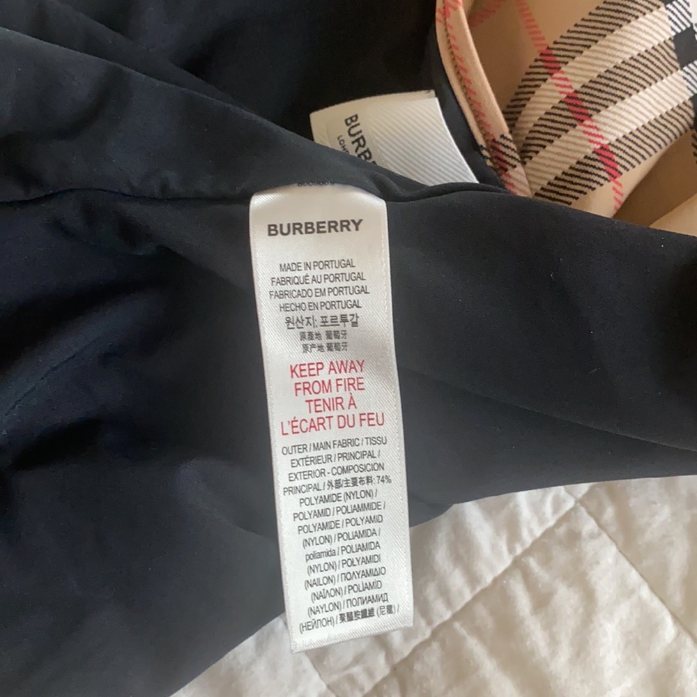 (Sold)Burberry Delia one piece check print Medium M - Picture 10 of 11